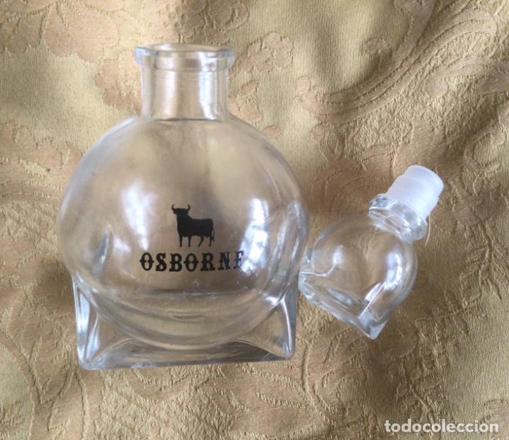Botellas antiguas: PEQUE&Ntilde;A BOTELLA DE CRISTAL, OSBORNE - Foto 15