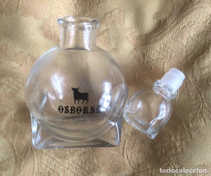 Botellas antiguas: PEQUE&Ntilde;A BOTELLA DE CRISTAL, OSBORNE - Foto 16