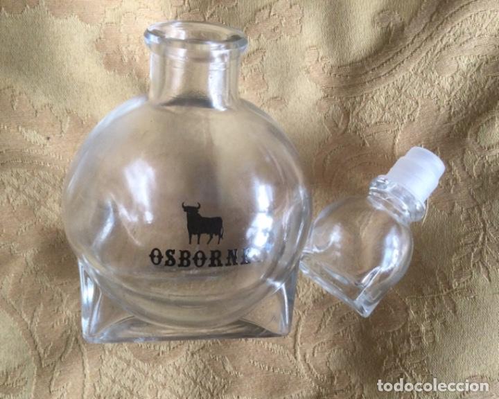 Botellas antiguas: PEQUE&Ntilde;A BOTELLA DE CRISTAL, OSBORNE - Foto 11