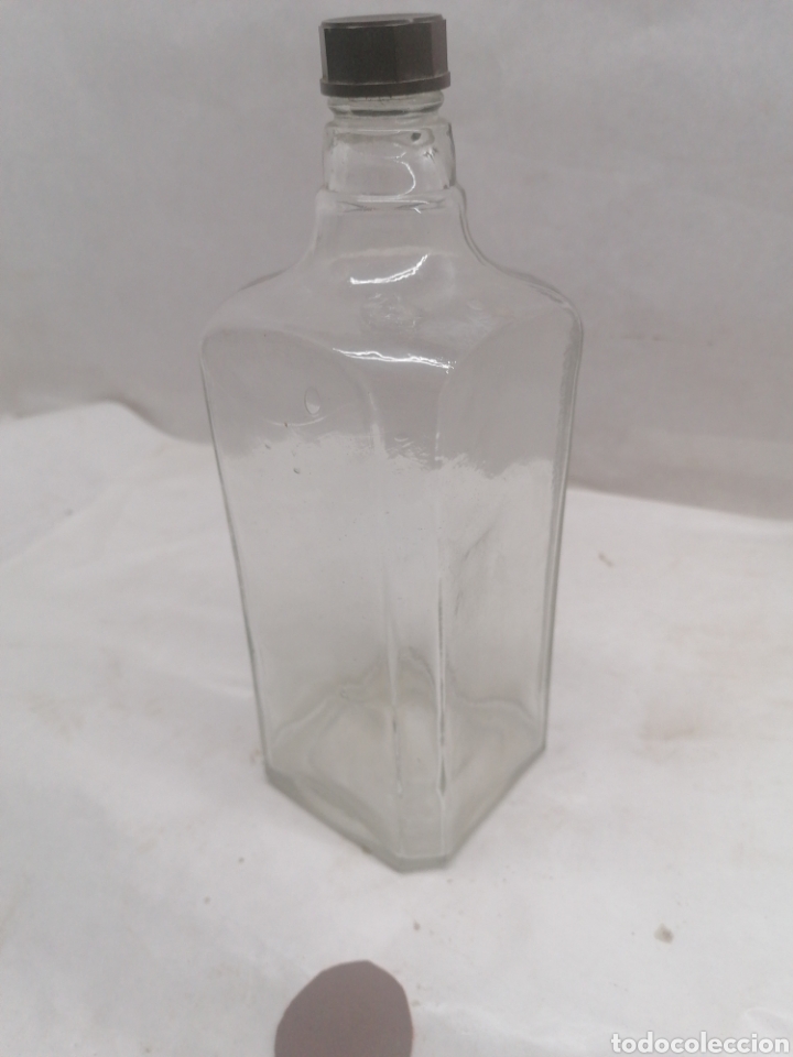 Botellas antiguas: Botella cristal - Foto 1