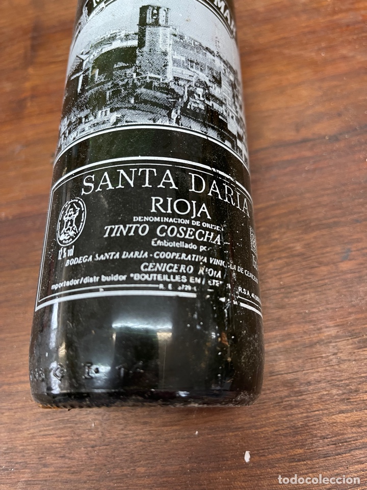 Botellas antiguas: Botella de vino Sin abrir de Malgrat de Mar - Foto 3