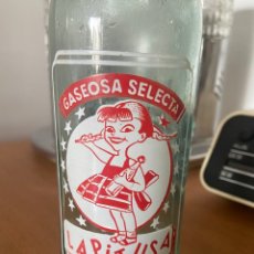 Botellas antiguas: BOTELLA MEDIANA DE GASEOSA LA PITUSA