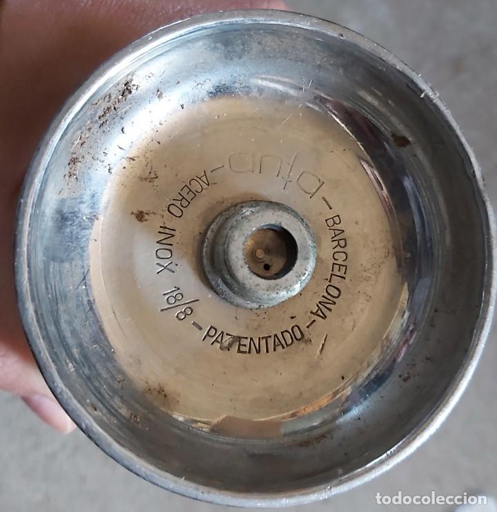 Botellas antiguas: Sif&oacute;n met&aacute;lico ANFA - Foto 2