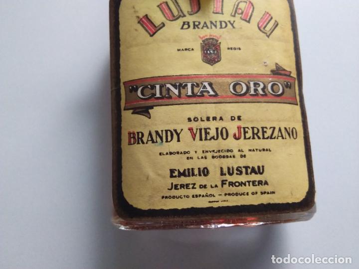 Botellas antiguas: BRANDY LUSTAU CINTAS DE ORO - Foto 3