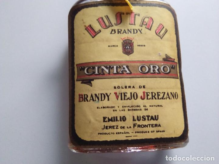 Botellas antiguas: BRANDY LUSTAU CINTAS DE ORO - Foto 6