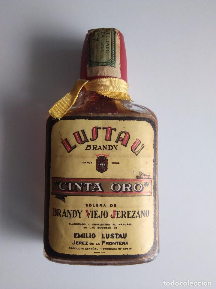 Botellas antiguas: BRANDY LUSTAU CINTAS DE ORO - Foto 1
