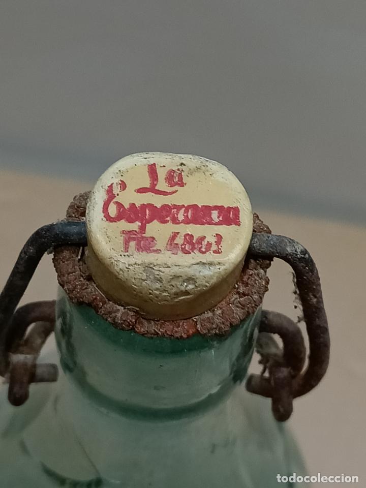 Botellas antiguas: Antigua botella de refresco la Esperanza - Foto 5