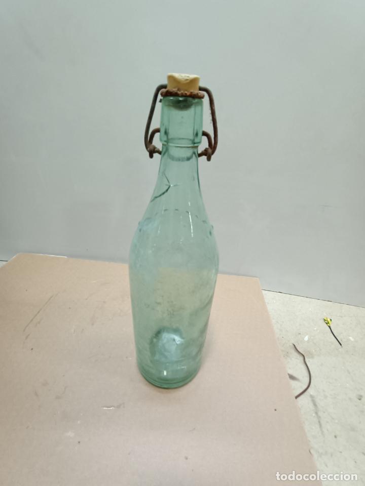 Botellas antiguas: Antigua botella de refresco la Esperanza - Foto 1