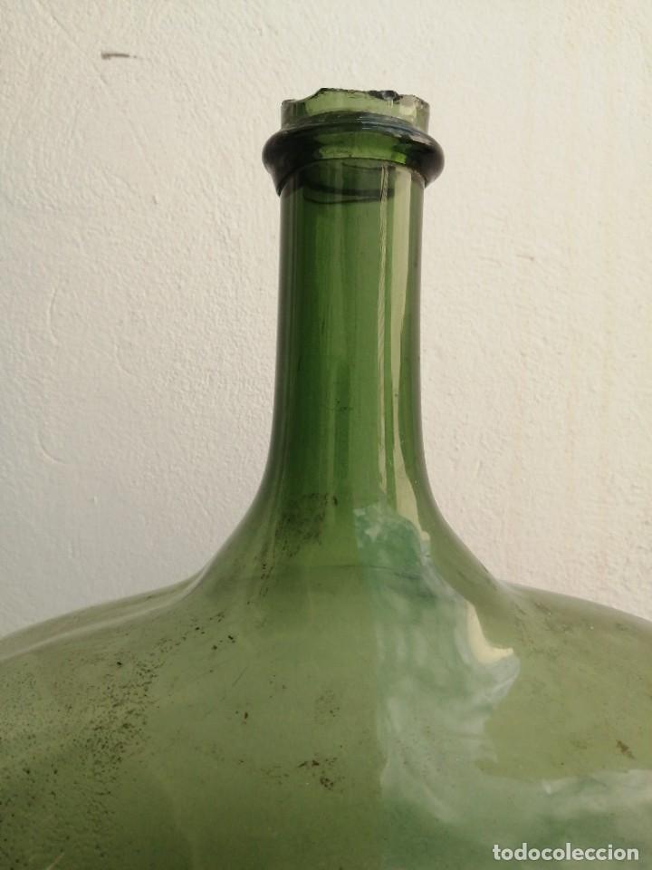 Antigua Garrafa o Damajuana de cristal soplado. VILELLA. 16 Litros - La  Sandalia de Hermes