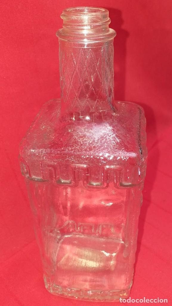 Botellas antiguas: BOTELLA DE CRISTAL TEQUILA OLMECA - Foto 4