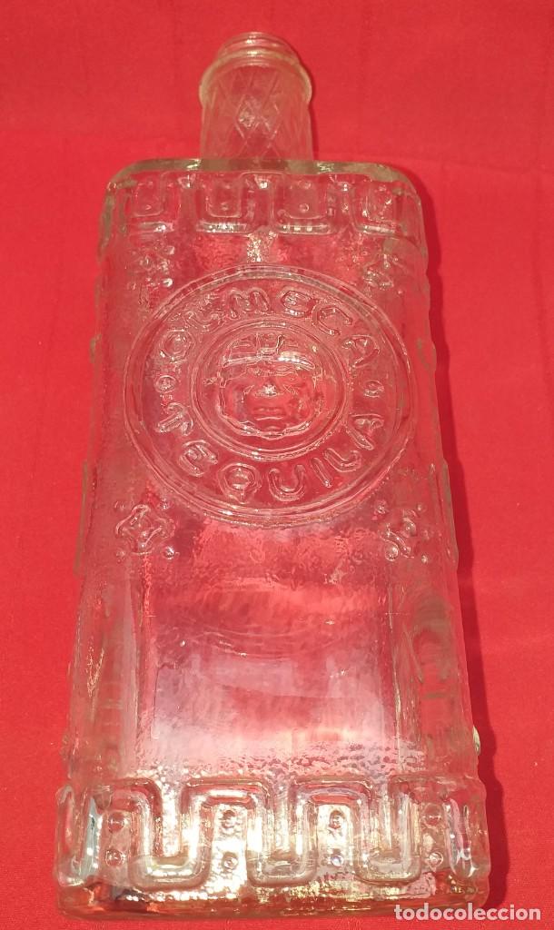 Botellas antiguas: BOTELLA DE CRISTAL TEQUILA OLMECA - Foto 9