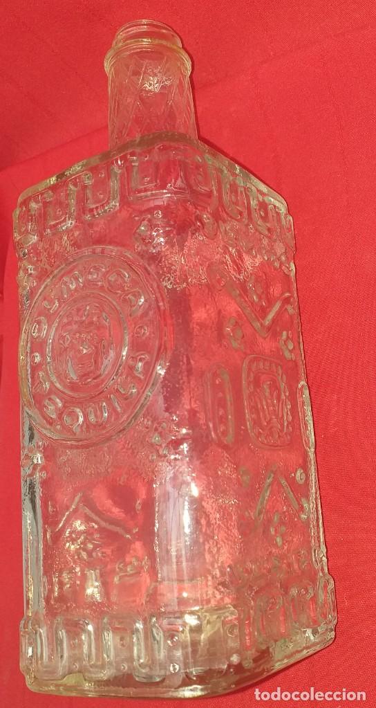 Botellas antiguas: BOTELLA DE CRISTAL TEQUILA OLMECA - Foto 10