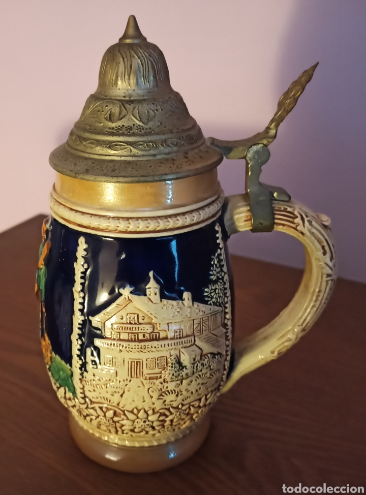 Botellas antiguas: PRECIOSA JARRA AUSTRIACA - Foto 3