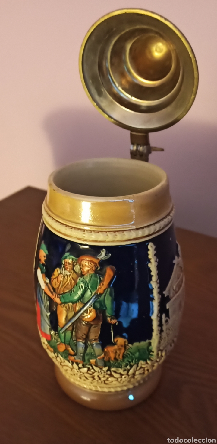 Botellas antiguas: PRECIOSA JARRA AUSTRIACA - Foto 4