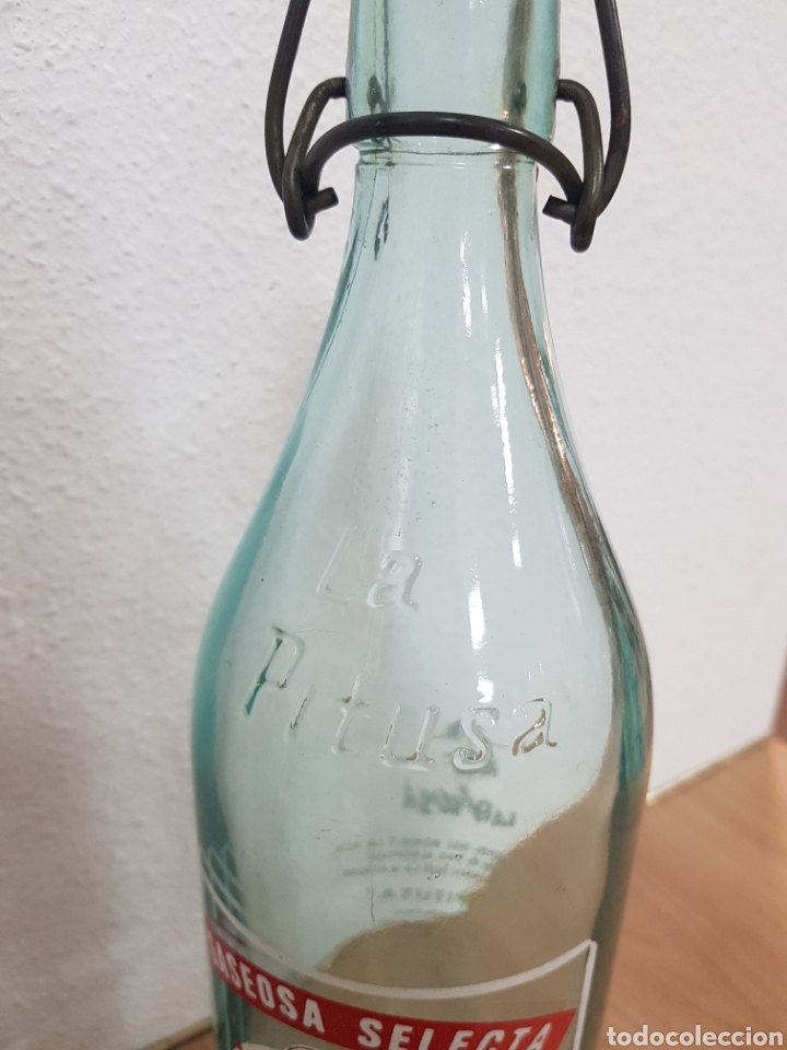 Botellas antiguas: BOTELLA DE GASEOSA LA PITUSA - Foto 2