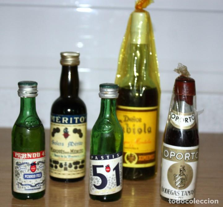 Antique bottles: CINCO BOTELLINES ANTIGUOS - LOTE UNO