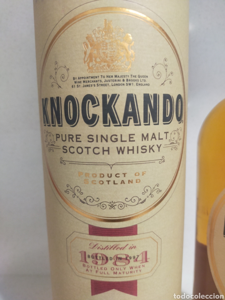 Botellas antiguas: Whisky Knockando 1984 - Foto 3