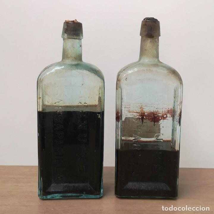 Botellas antiguas: Botellas de Sarsaparrilla de 1880 - Foto 2