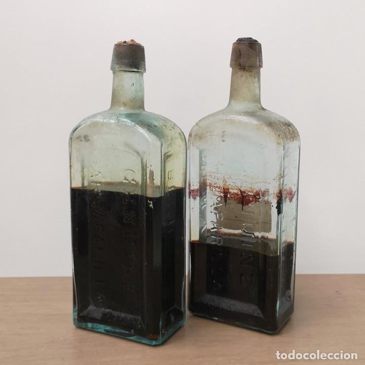 Botellas antiguas: Botellas de Sarsaparrilla de 1880 - Foto 1
