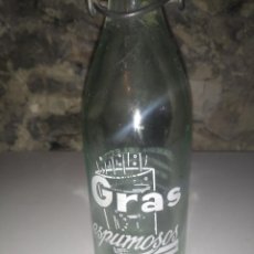 Botellas antiguas: ANTIGUA BOTELLA DE ESPUMOSOS GRAS VACIA DE DE 250CC DE 21CM DEL VALL DE UXO