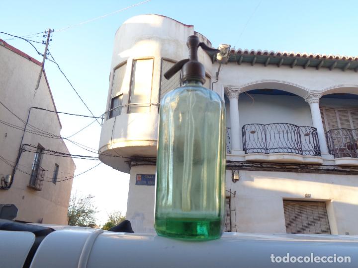 Botellas antiguas: ANTIGUO SIF&Oacute;N - Foto 2