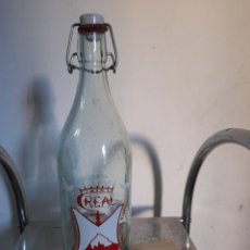 Botellas antiguas: ANTIGUA BOTELLA DE GASEOSA REAL DE REAL DE SAN VICENTE, TOLEDO. Lote 311526823