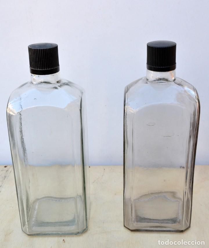 Botellas antiguas: DOS FRASCOS ANTIGUOS DE CRISTAL - Foto 1