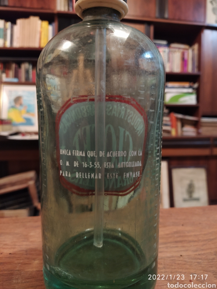 Botellas antiguas: Sif&oacute;n Clotet de Granollers - Foto 2
