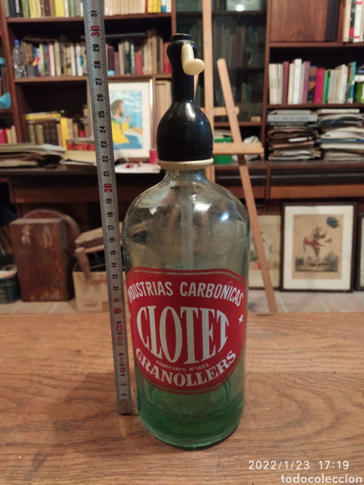 Botellas antiguas: Sif&oacute;n Clotet de Granollers - Foto 5