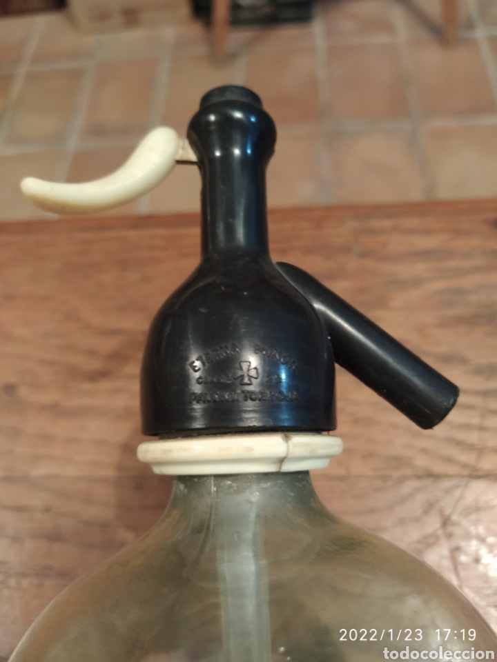 Botellas antiguas: Sif&oacute;n Clotet de Granollers - Foto 3