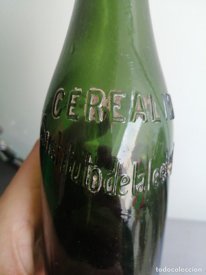 Botellas antiguas: Botella antigua CEREALINE sustituto de la leche - Foto 3