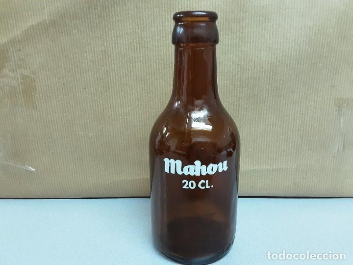 real madrid mahou - botella de cerveza llena - - Compra venta en  todocoleccion