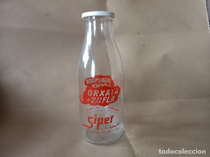 Botellas antiguas: Botella de horchata siper - Foto 2