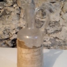 Botellas antiguas: ANTIGUA BOTELLA DE ANISETTE DE ENRIQUE SANZ DESTILADOR LICORISTA VALENCIA