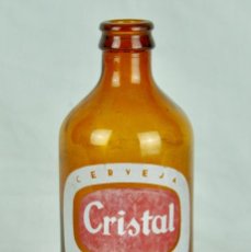 Botellas antiguas: BOTELLA DE CERVEZA CRISTAL PORTUGAL