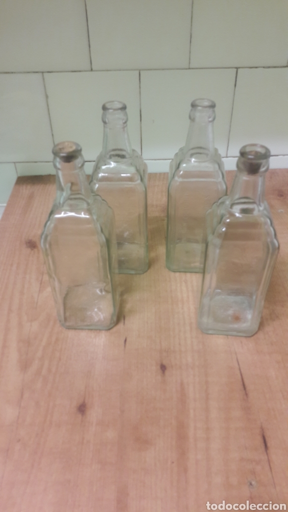 Botellas antiguas: 4 botellas Solucion SCHOUM - Foto 2