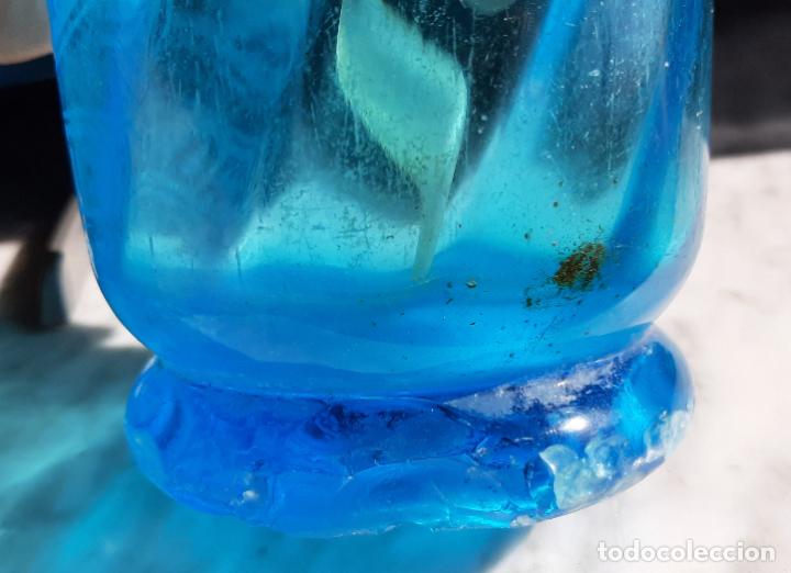 corriente comodidad bueno rara botella antigua cristal azul sifon fabrica - Comprar Botellas antiguas  en todocoleccion - 319434893