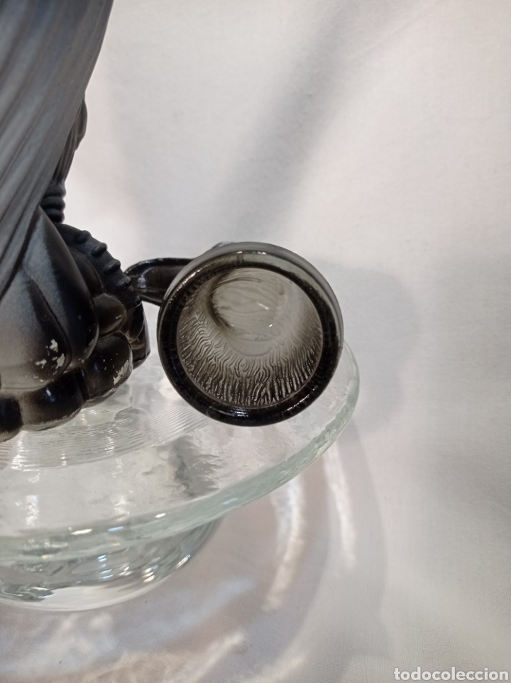 Botellas antiguas: ORIGINAL BOTELLA VAC&Iacute;A CON FORMA DE &Aacute;GUILA - Foto 7
