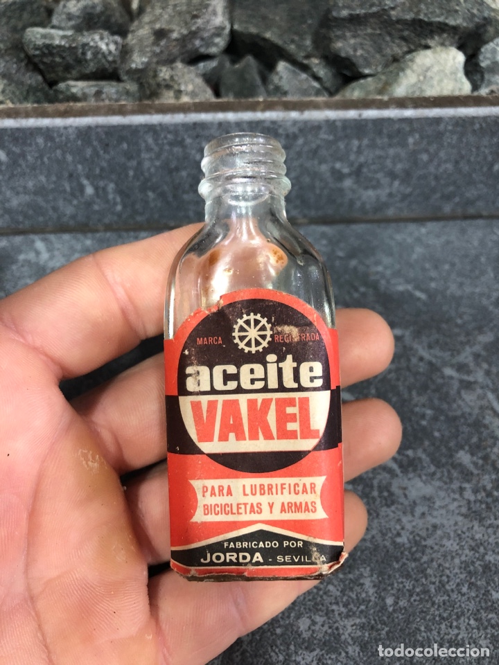 Botellas antiguas: Aceite vakel - Foto 3