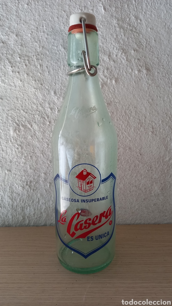 Botellas antiguas: Botella La casera medio litro - Foto 1