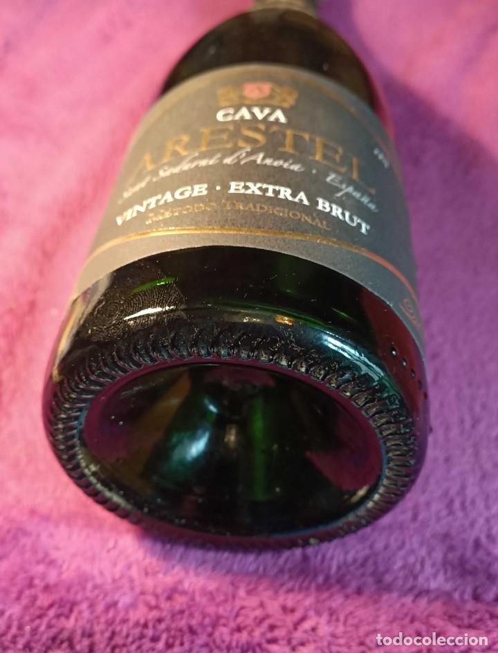 Botellas antiguas: Botella de Cava Arestel Extra Brut - 14 A&ntilde;os - Foto 3