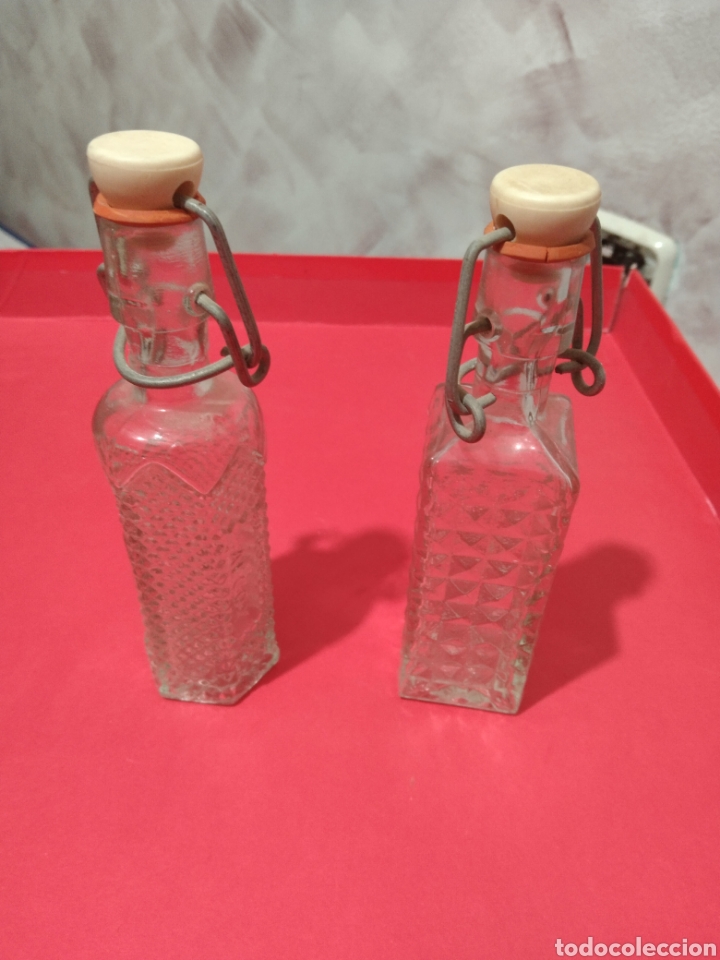Botellas antiguas: Botellas de 12 cm - Foto 1
