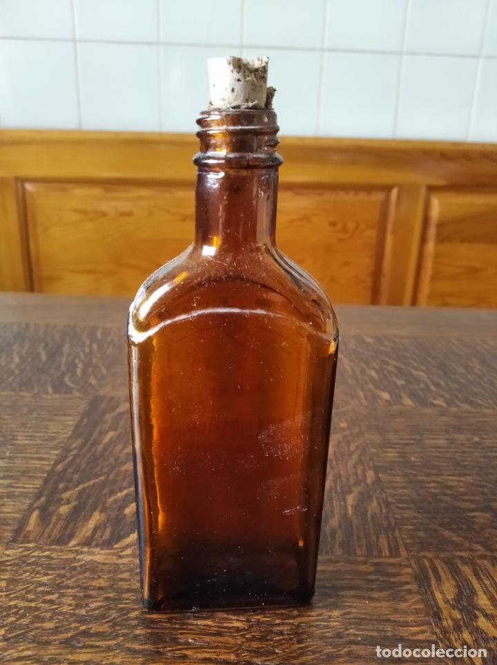 Botellas antiguas: BOTELLA ELIXIR PULMOLUY DE LABORATORIOS MILUY. - Foto 2