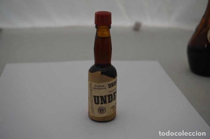 Botellas antiguas: BOTELLIN - UNDERBER - EIN HAUSMITTEL - SEMPER IDEM - Foto 1