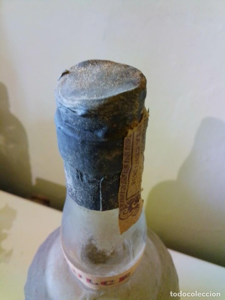Botellas antiguas: Botella an&iacute;s m&eacute;rito jerez - Foto 2