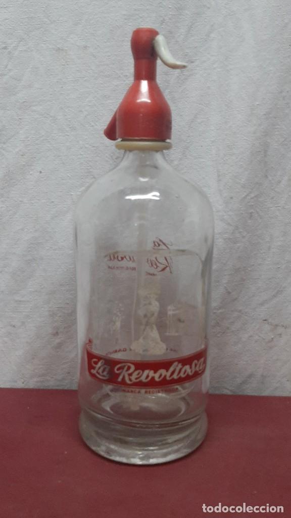 Botellas antiguas: SIF&Oacute;N LA REVOLTOSA - Foto 2