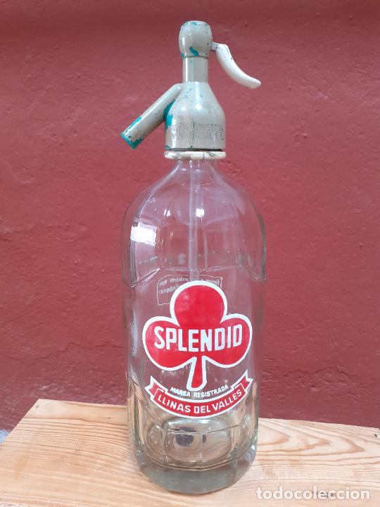 Botellas antiguas: SIFON SPLENDID DE LLINAS DEL VALLES - Foto 1