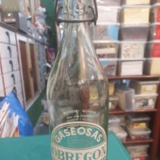 Botellas antiguas: 3932 1958 GASEOSA OBREGÓN VERÍN ORENSE RARA GASEOSA. Lote 346719153