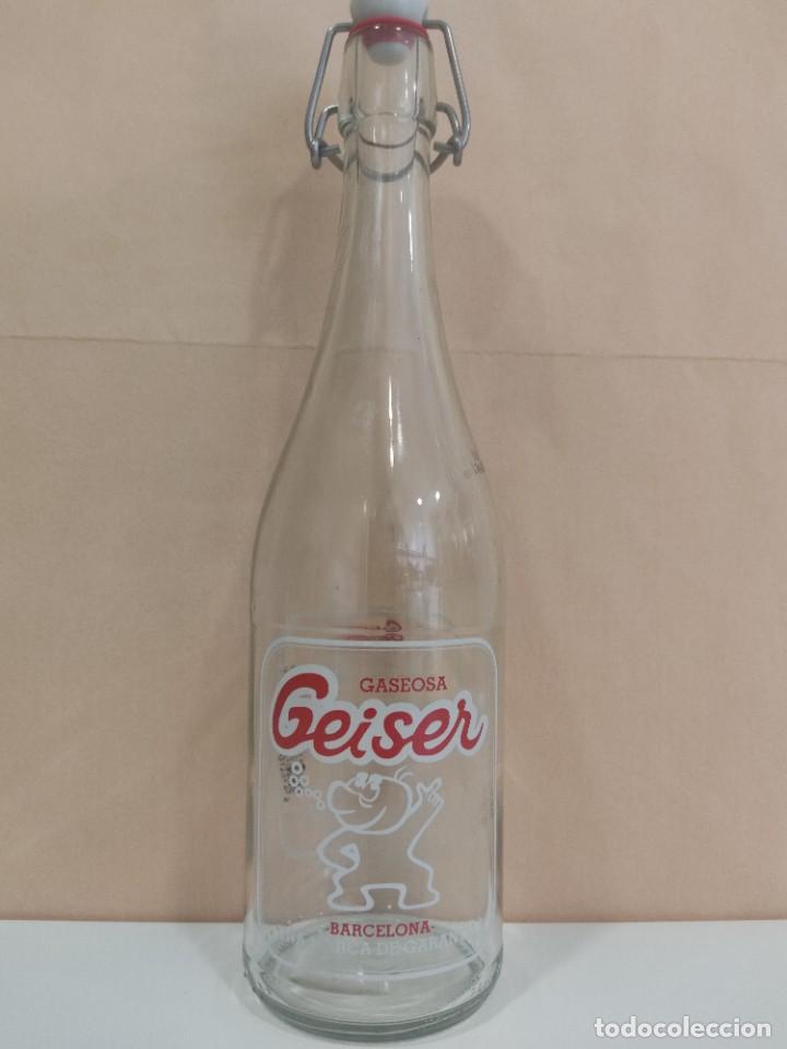 Botellas antiguas: Gaseosa Geiser. vacia. - Foto 1