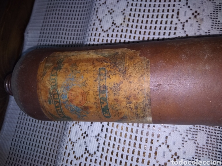 Botellas antiguas: BOTELLA CANECO E. VISO . ORENSE - Foto 2